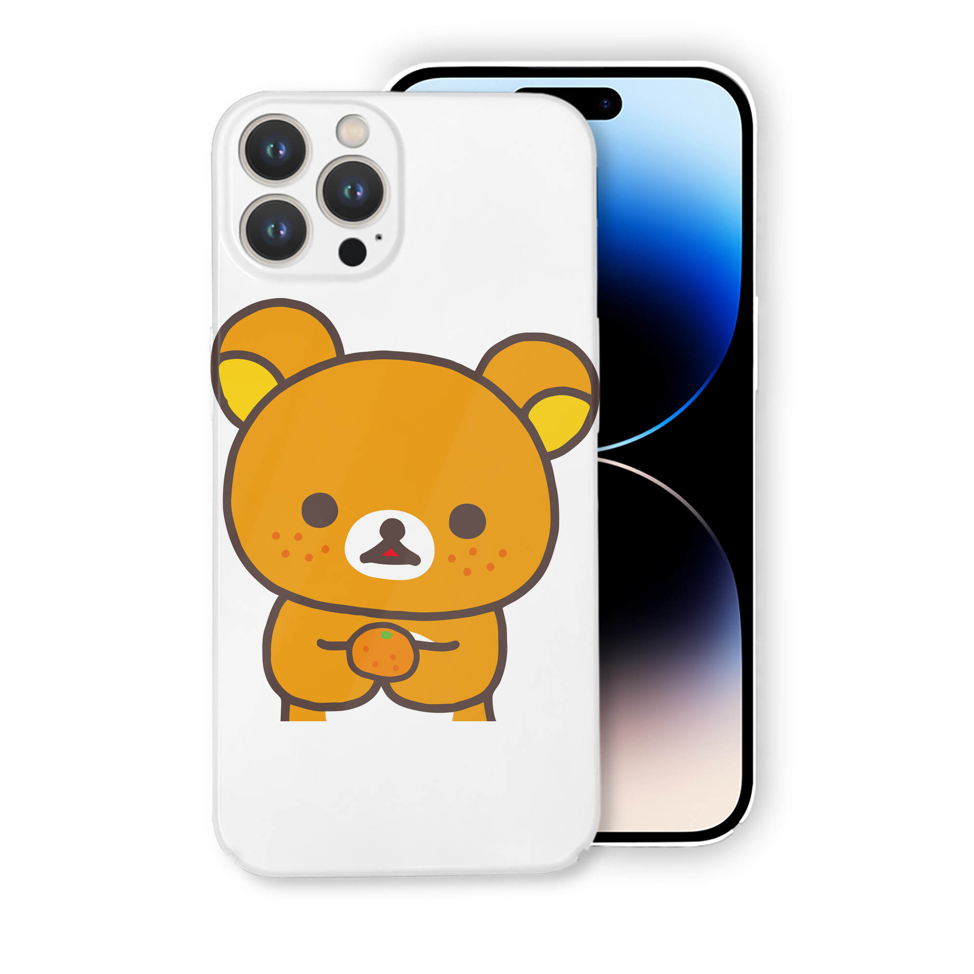 （画像用） リラックマ リラックマ キイロイトリ Rilakkuma Korilakkuma Kiiroitori 【iPhone 14シリーズ対応】ハードケース